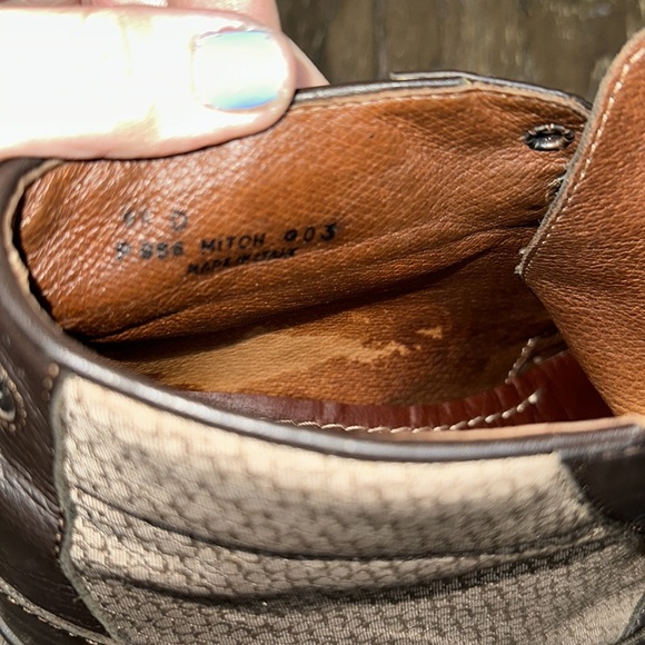 Mens coach leather monogram waterproof boots size 9.5 like new condition - Picture 11 of 11